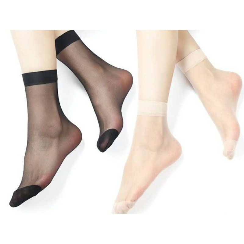 10雙入耐勾水晶透膚平面款 短絲襪